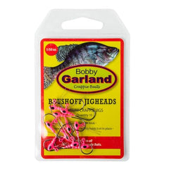 Bobby Garland Brushoff jig head highlights bait keeper for secure soft plastics
