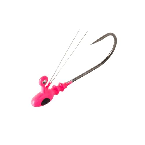 Bobby Garland Brushoff jig head with twin guard glides through brush for snag-free hooks