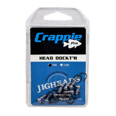 Bobby Garland Crappie Pro Jig Head under dock shot, ideal for shooting and skipping