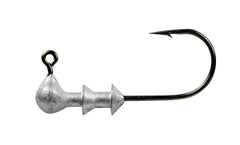 Bobby Garland Crappie Pro Jig Heads unpainted 1/32 oz for glue-free bait attachment.