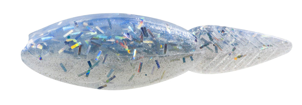 Bobby Garland Crappie Shooter Blue Ice 1.5 inch lure for skipping over cover and precise casting