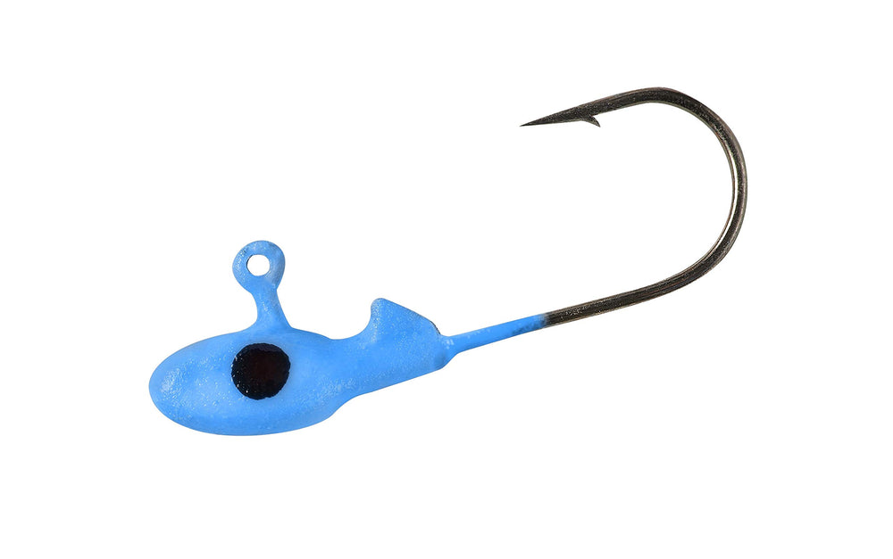 Bobby Garland Mo Glo Jig Blue Glow boosts visibility for crappie fishing at low light