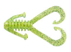 Bobby Garland Pile Diver bluegrass color with ribbed body vibrates on contact to spark bites.