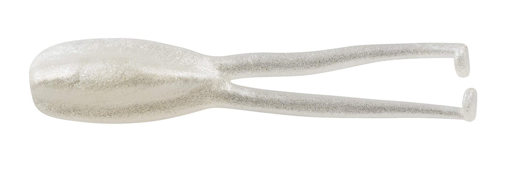 Bobby Garland Slab DocktR pearl white lure suited for all crappie techniques.