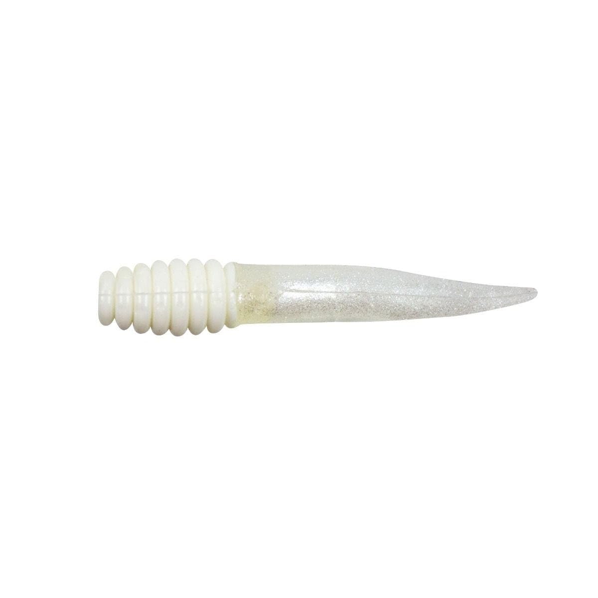 Bobby Garland Slab Slayer 2in Bone White Pearl lure for precise crappie targeting