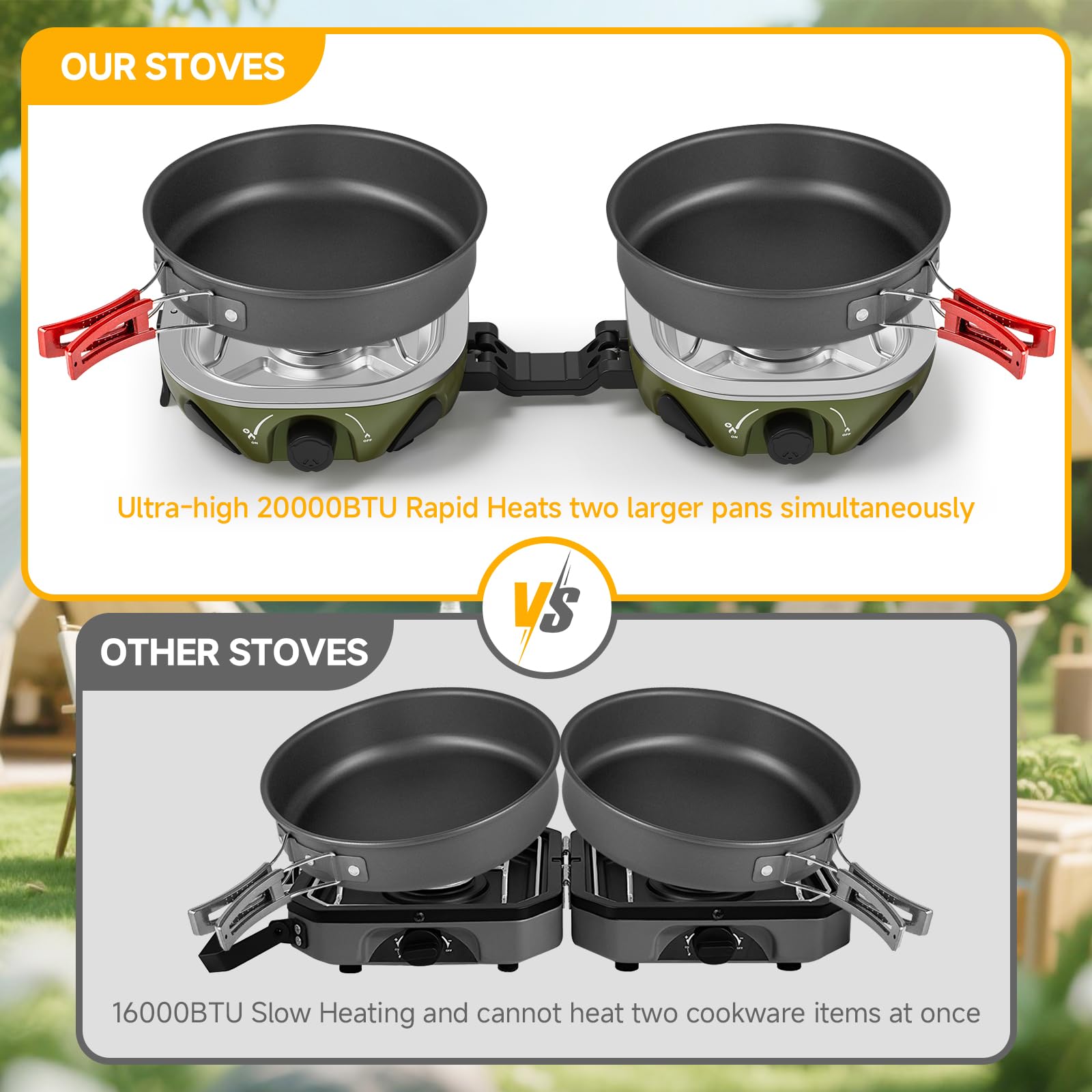 BODEGA carry bag setup shows included accessories for camping trips