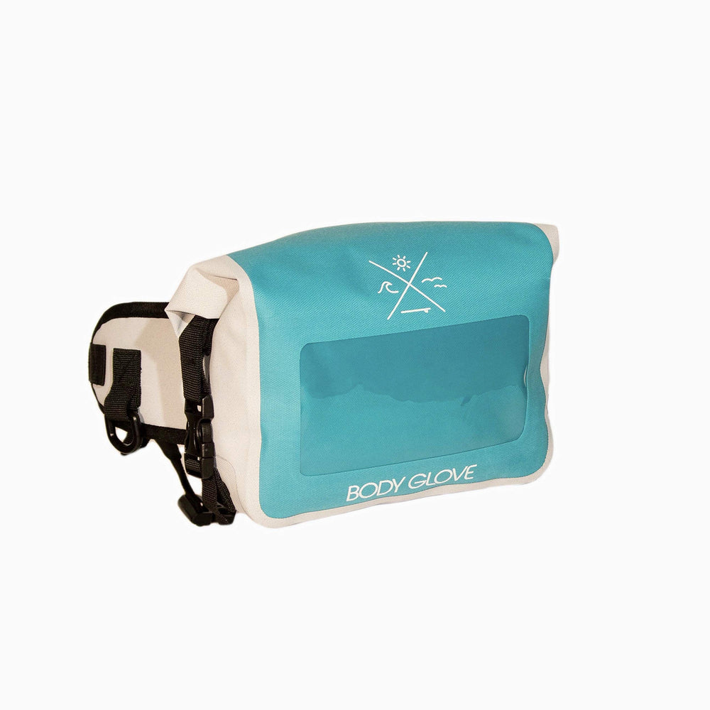 Body Glove Costa waterproof hip pack side view for comfortable fit.