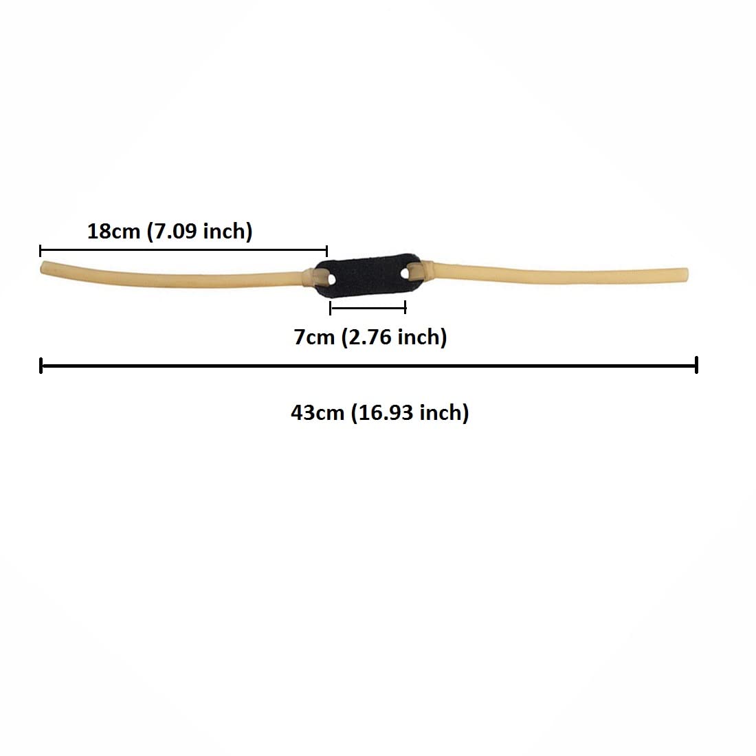 BodyArt slingshot elastic band set for hunting and gym stretch training.