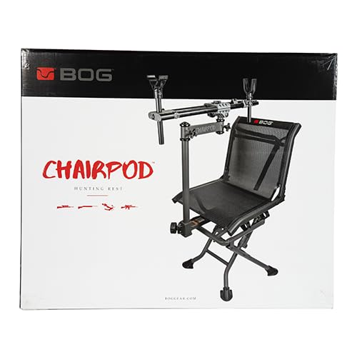 BOG ChairPod tilting frame demonstrates quick tilt adjustments for versatile aiming angles