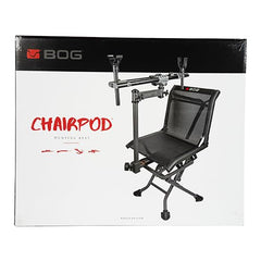 BOG ChairPod tilting frame demonstrates quick tilt adjustments for versatile aiming angles