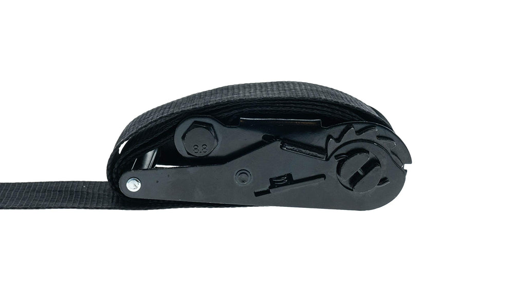 BOG DeathGrip bracket secured with ratchet strap for stable support in wet conditions