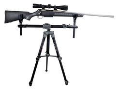 BOG FieldPod with adjustable legs set on uneven ground for level shooting