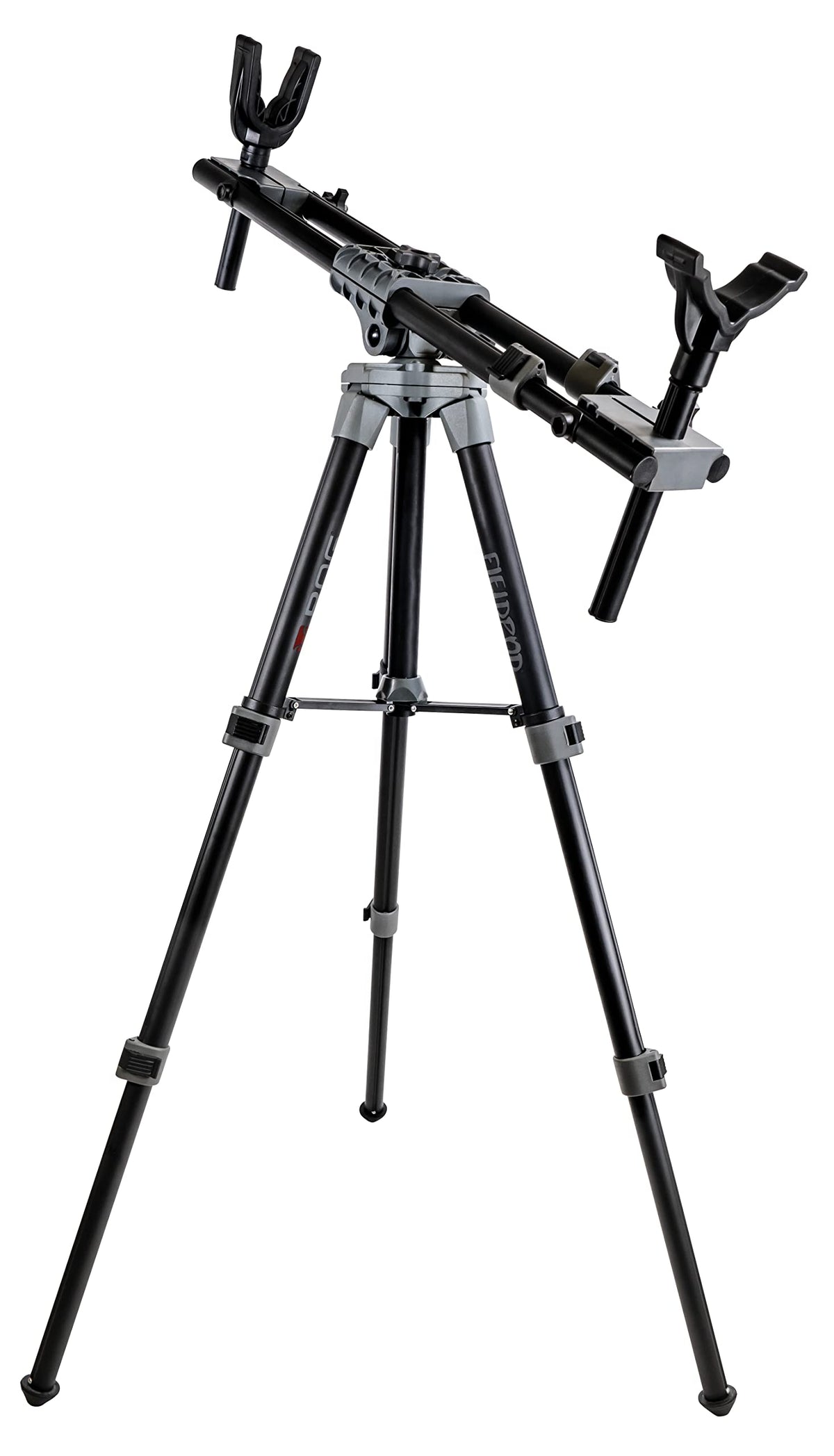 BOG FieldPod hunting rest shown with compact dimensions and stable base