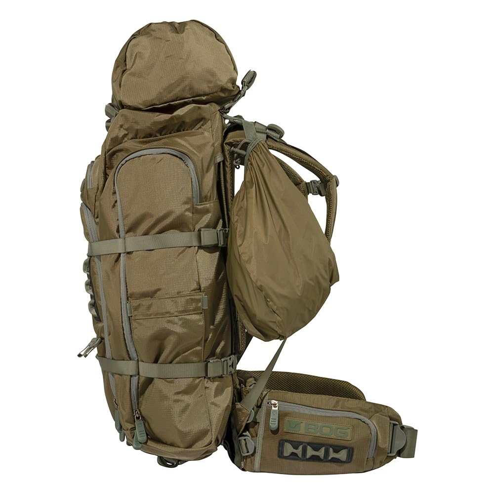 BOG Helix 6000 bag attached demonstrates quick setup in the field.