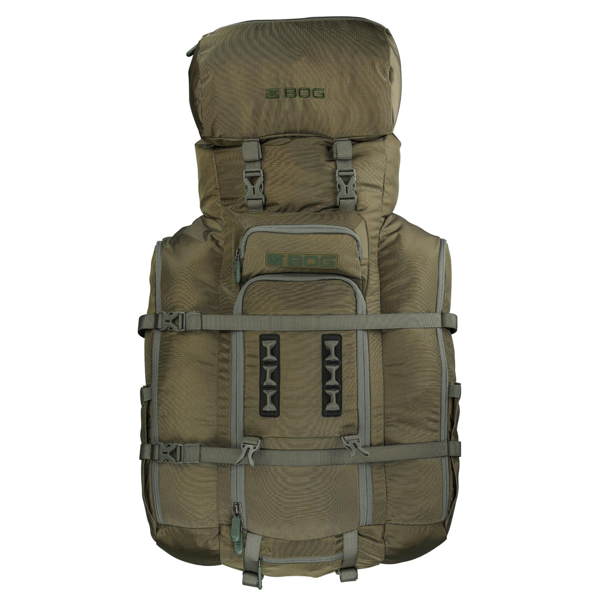 BOG Helix 6000 front-view hunting bag for rugged field use