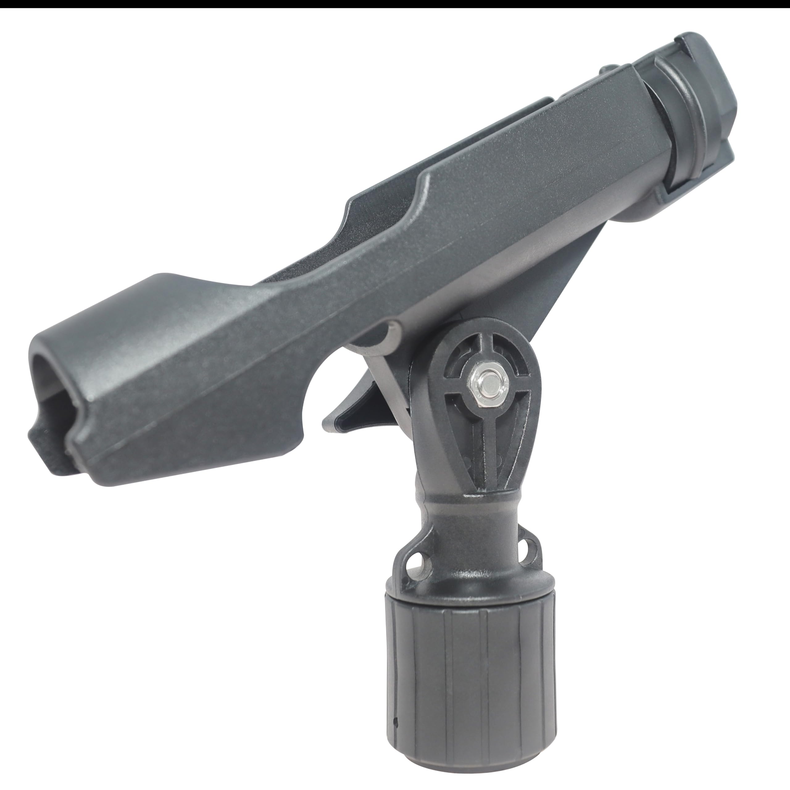 Compact portable fishing rod holder for kayaks and canoes