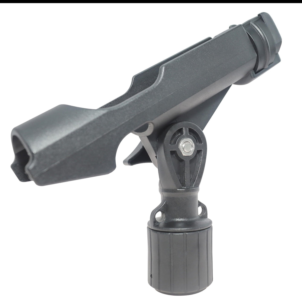 Compact portable fishing rod holder for kayaks and canoes
