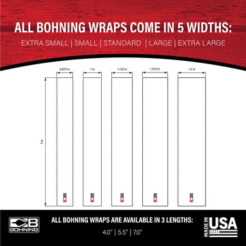 Bohning 7\" Birch arrow wrap on an arrow shaft