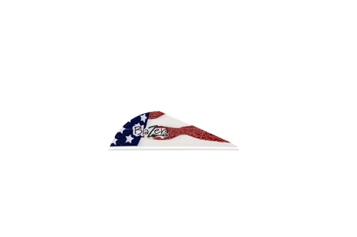 Close-up of the American flag design on Bohning Blazer Vane