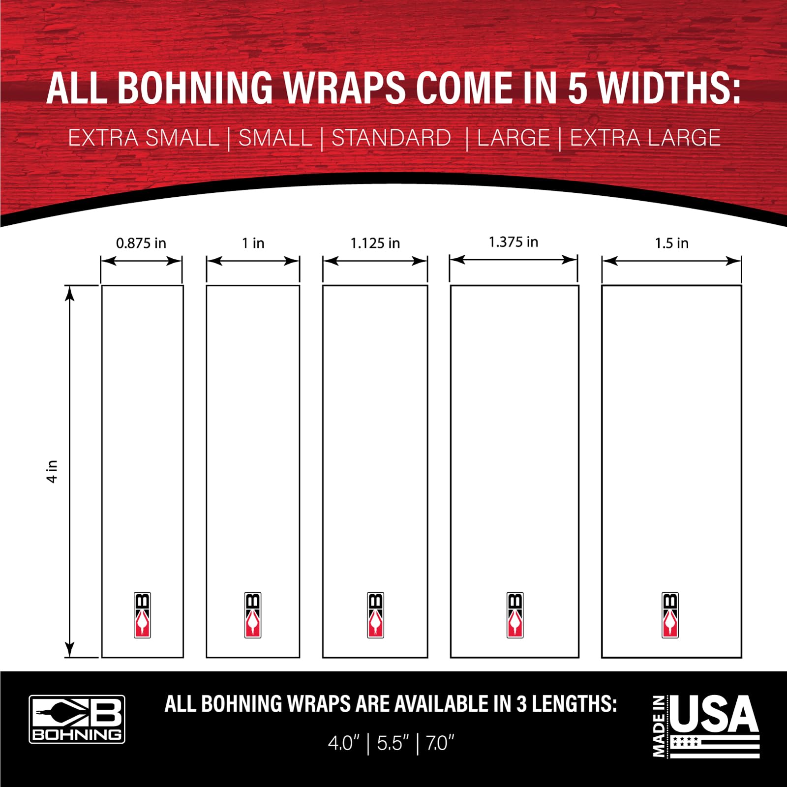 Bohning arrow wraps self-adhesive application illustration for easy setup.