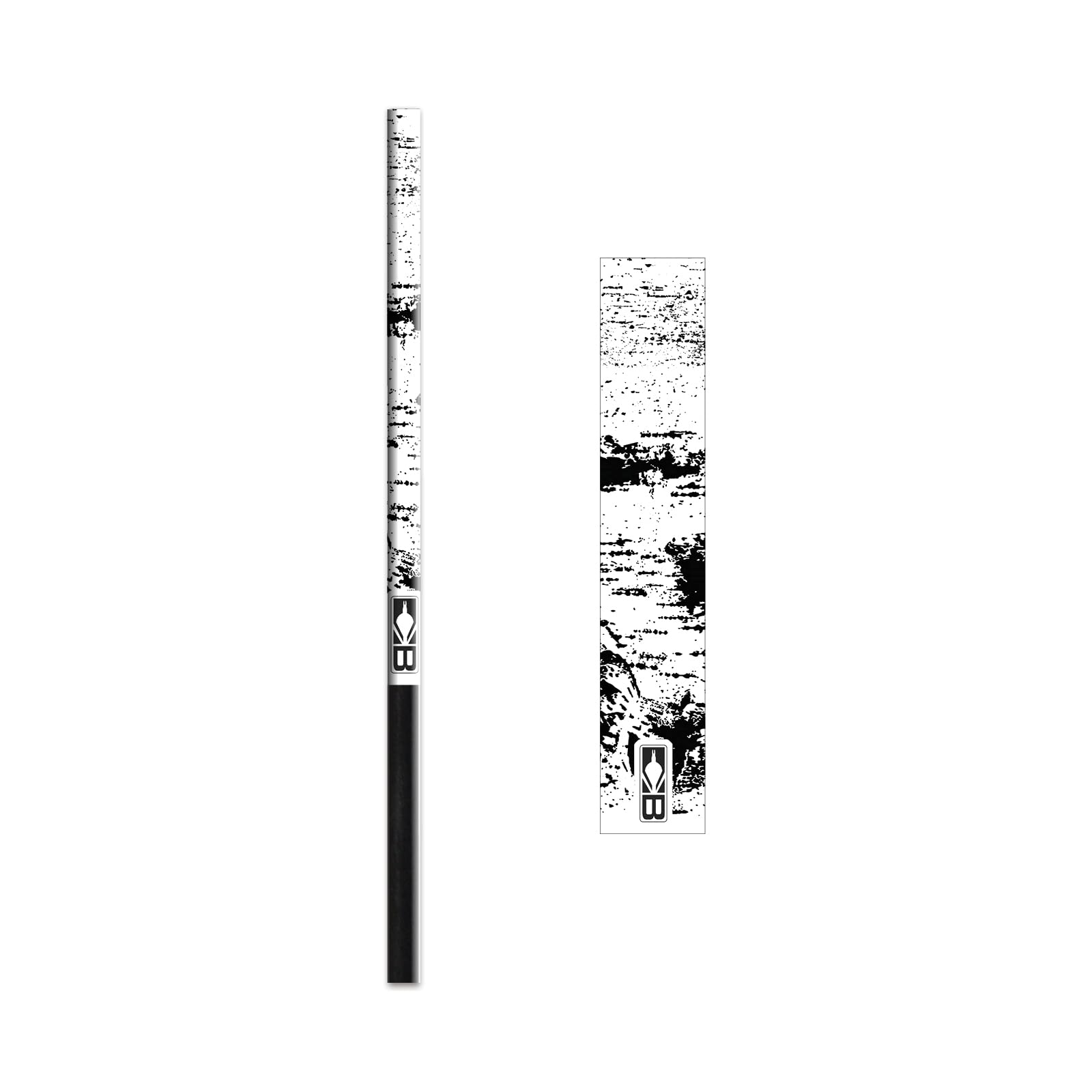 Bohning 7-Inch Birch Traditional Arrow Wrap on a shaft showing vivid color.