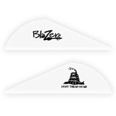 Bohning True Color Blazer vane White 2-inch 36-pack - Don't Yread on Me design