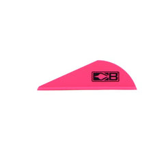 Bohning Blazer vane hot pink 50pk close-up
