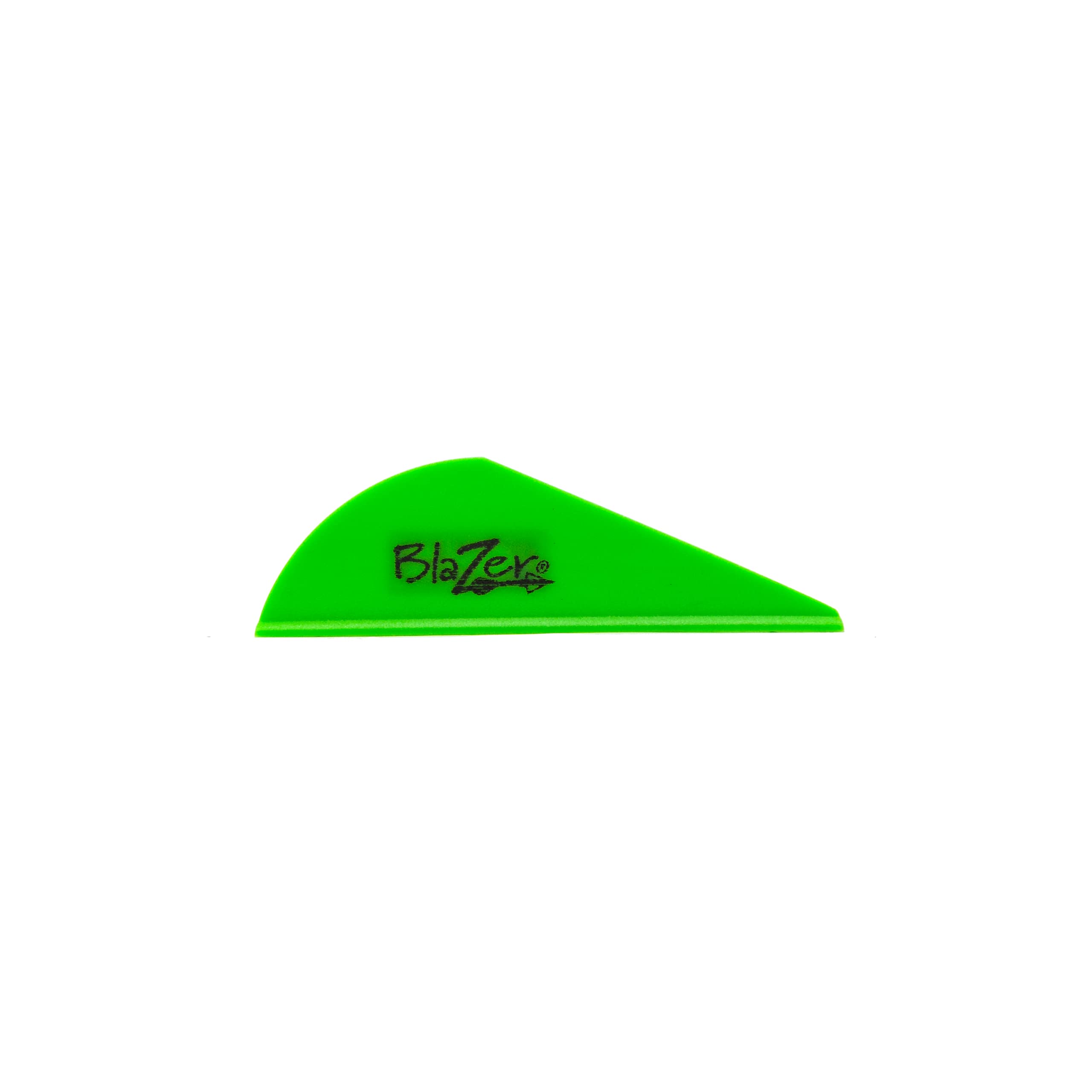 Bohning Blazer Vane Neon Green 2in pack visible for quick tracking