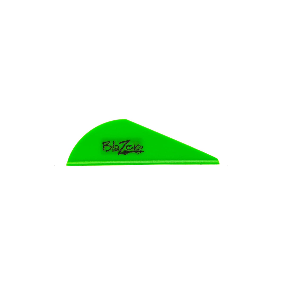 Bohning Blazer Vane Neon Green 2in profile