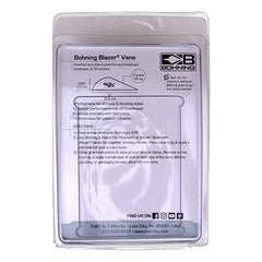 Pre-primed Bohning Blazer Vane 2in Neon Green profile