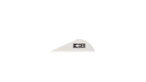 Bohning Blazer Vane White, adhesion-ready – pre-primed for easy mounting.