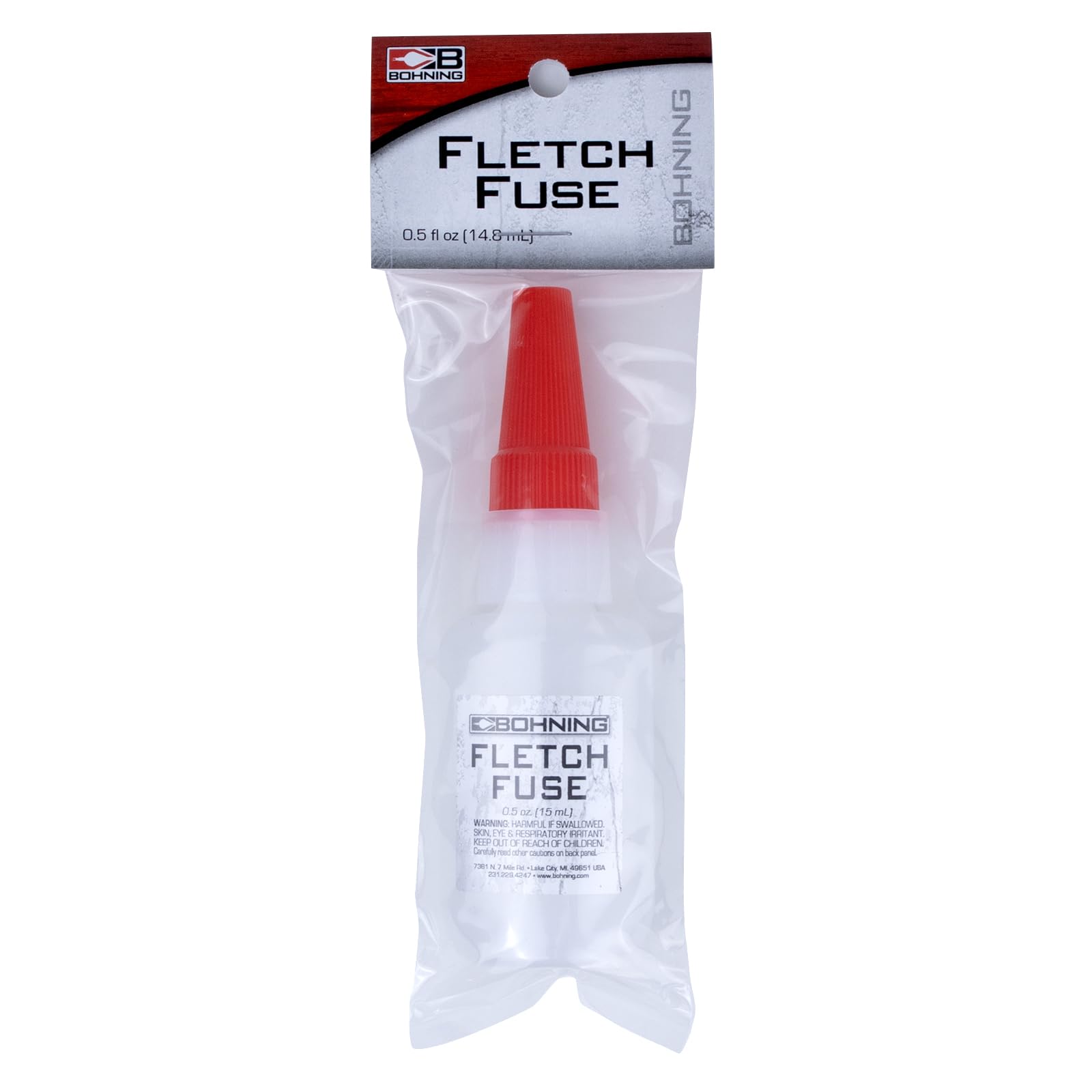 Bohning Fletch Fuse curing process indicating 2-hour bond set