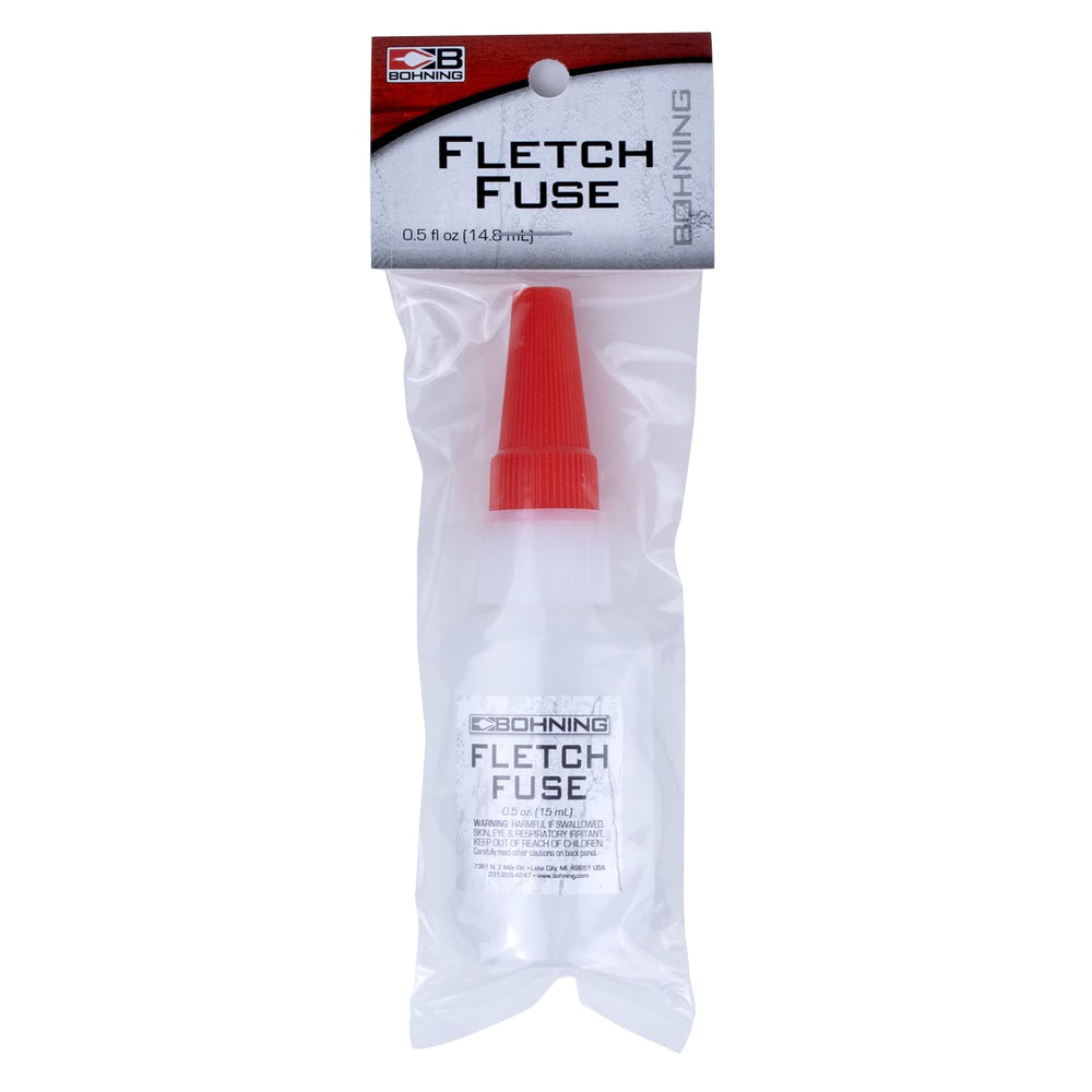 Bohning Fletch Fuse curing process indicating 2-hour bond set