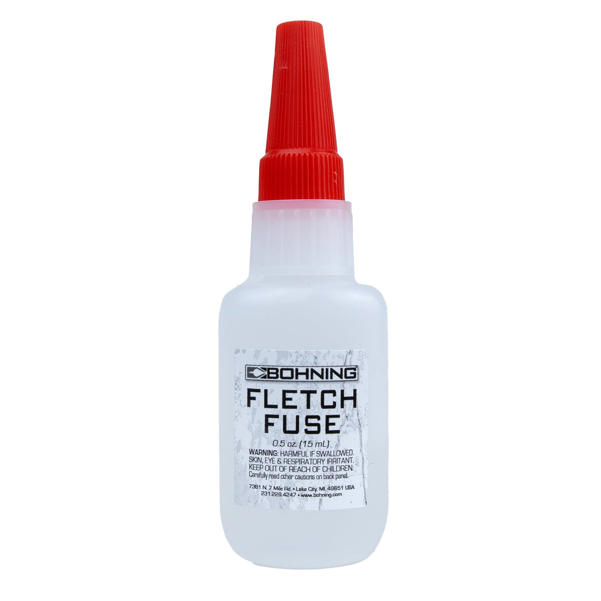 Bohning Fletch Fuse instant glue bottle 1/2 oz