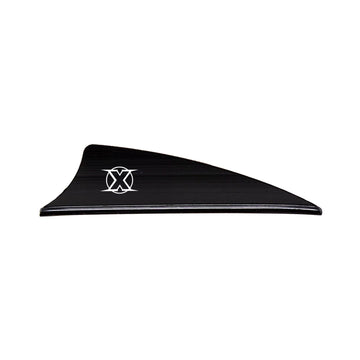 Bohning X Vane 1.75 shield-cut black provides fast, flat trajectory for target archery.