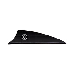 Bohning X Vane 1.75 shield-cut black provides fast, flat trajectory for target archery.