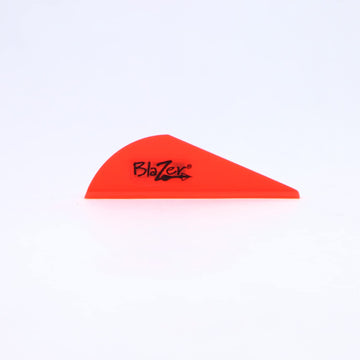 Bohning Blazer Vane Neon Red 2in 50pk - front view