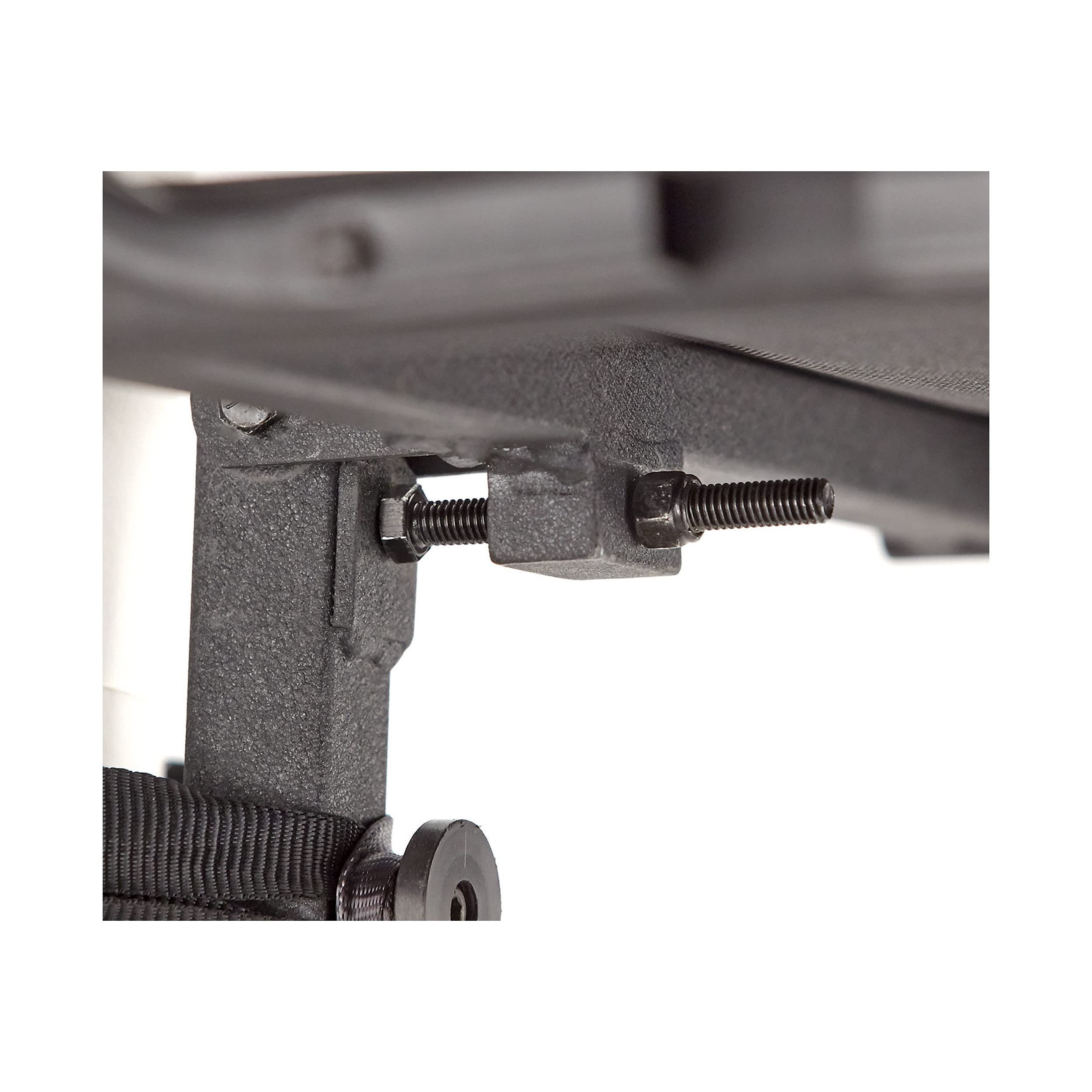 Bolderton Deluxe Hang-On Tree Stand PowerGrid foot platform adds stable footing.