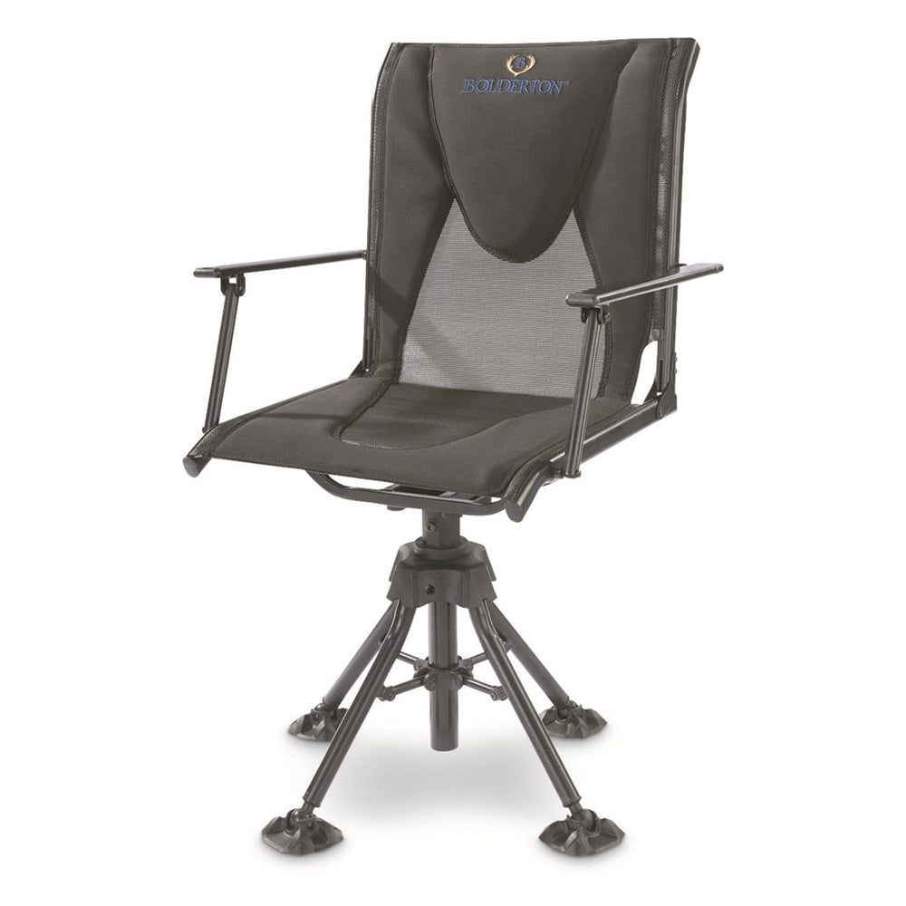 Bolderton fold-flat design makes transport easy to the hunting spot.
