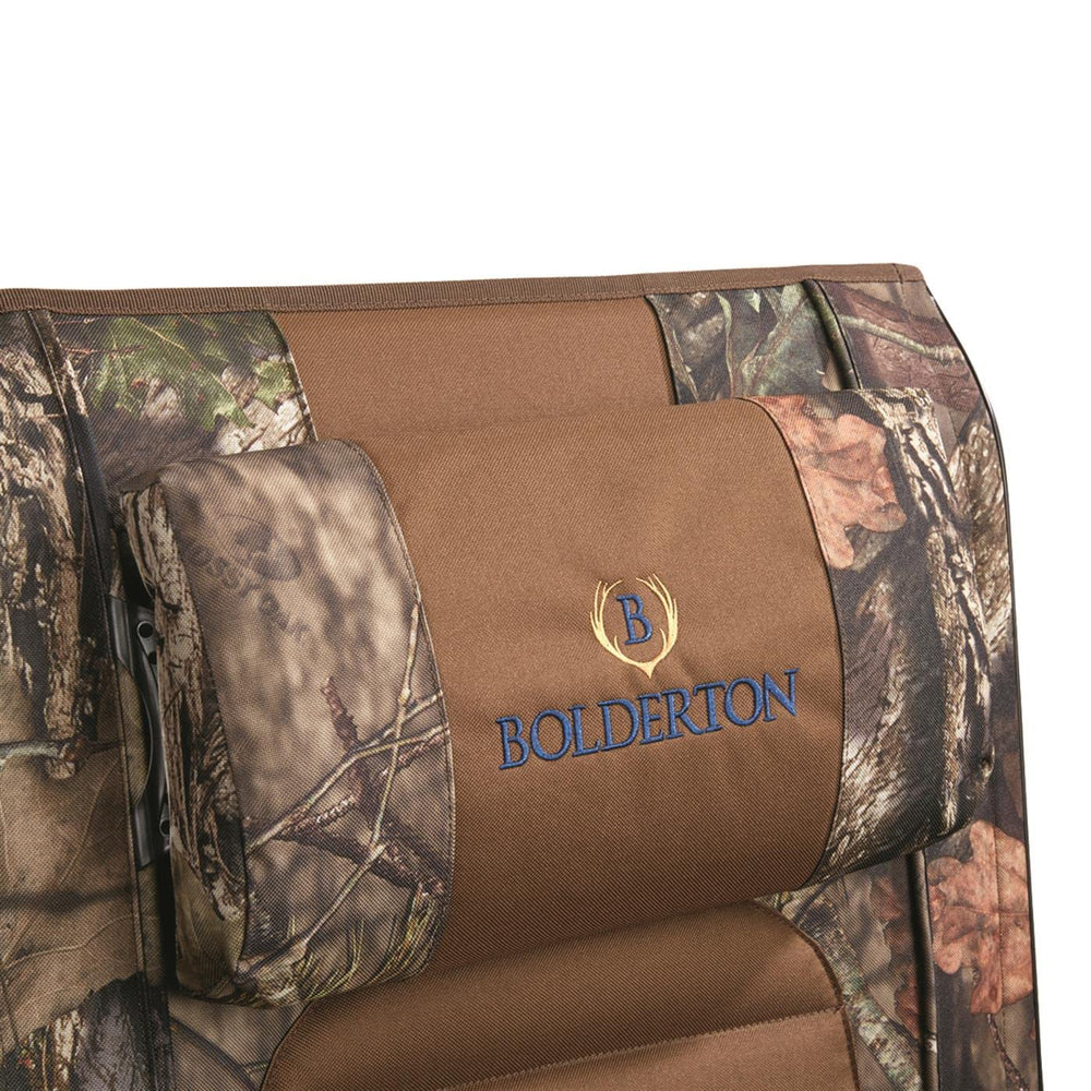 Bolderton lightweight 14-lb chair travels with you to hides.