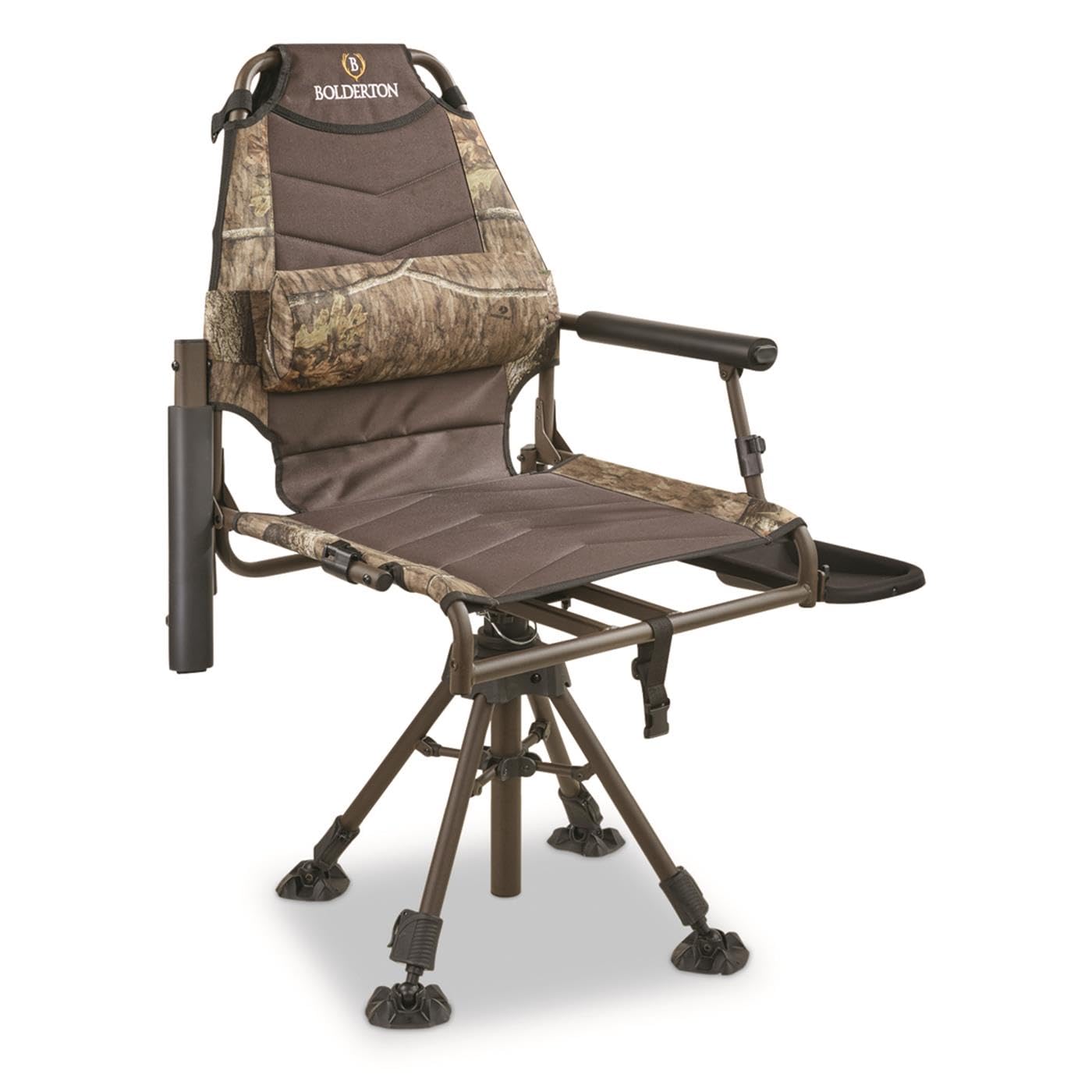 Bolderton Premium Blind Chair padded seat provides all-day comfort during long hunts.