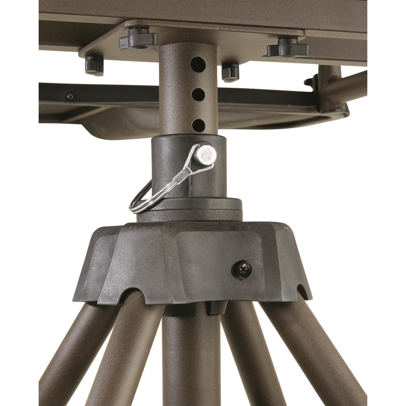 Bolderton Premium Blind Chair swivel base allows quiet directional changes.