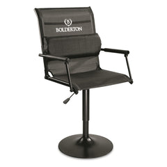 Bolderton XL swivel tower hunting blind chair seat view for stable aim and comfort.