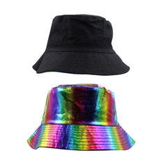 Foldable waterproof bucket hat with deep crown and wide brim
