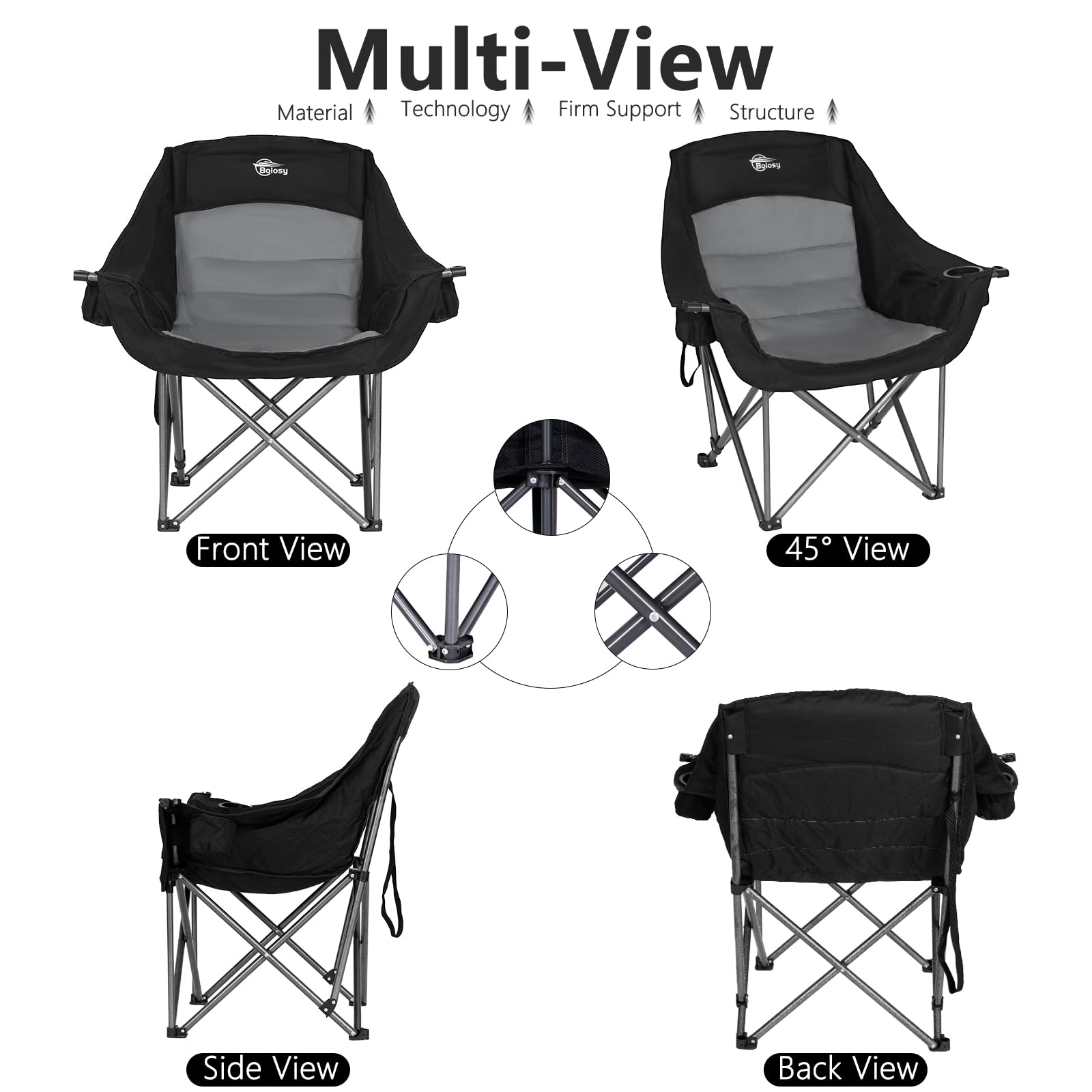 Bolosy sturdy-frame chair stands up to rugged outdoor use.