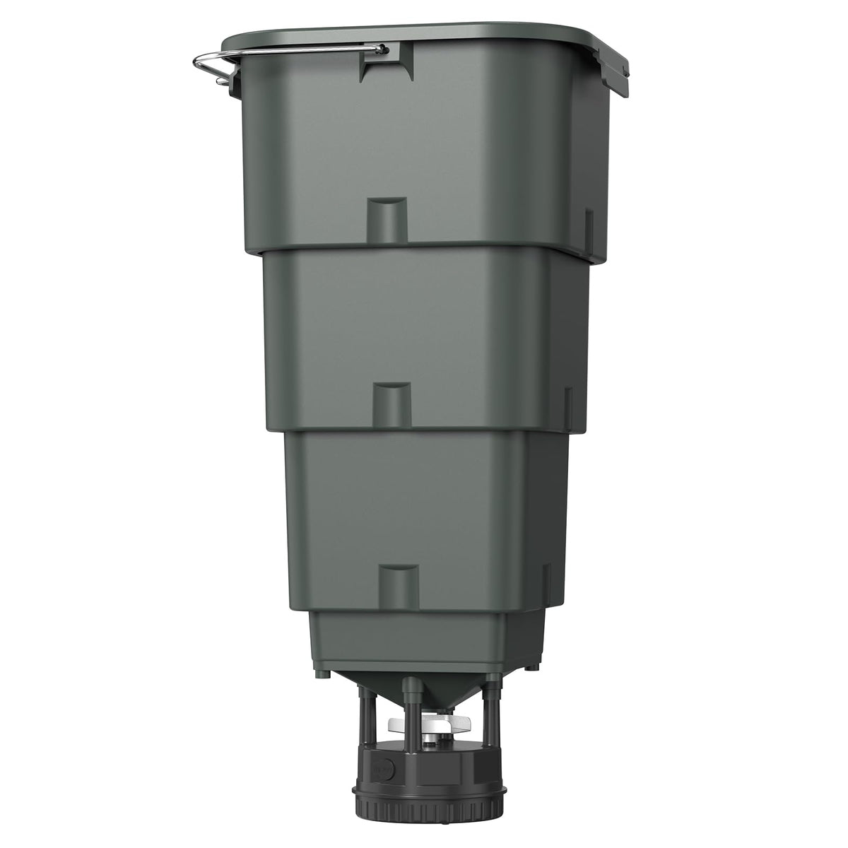 Boltfavo 5-gallon hanging feeder shows durable plastic construction for reliable outdoor use.