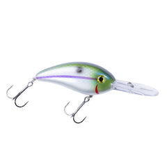 Bomber Fat Free Shad Alabama Herring 3in lure side view, deep-water bass appeal