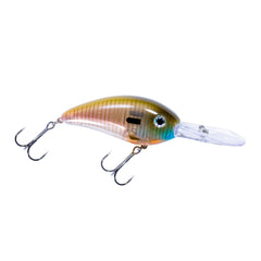 BOMBER Fat Free Shad Bluegill 3in in action shot, showing deep-diving lure
