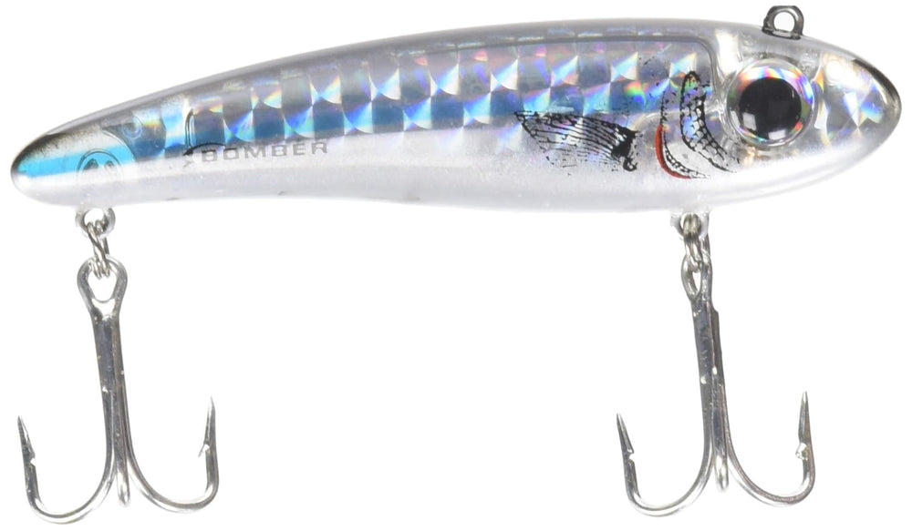 Bomber Lures Mullet side profile highlights rugged inshore design.