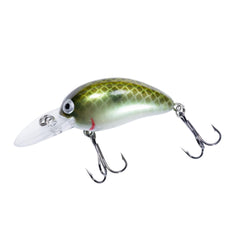 Bomber Model 4A Green Pearl Shad crankbait, 2-1/8 inch, side view